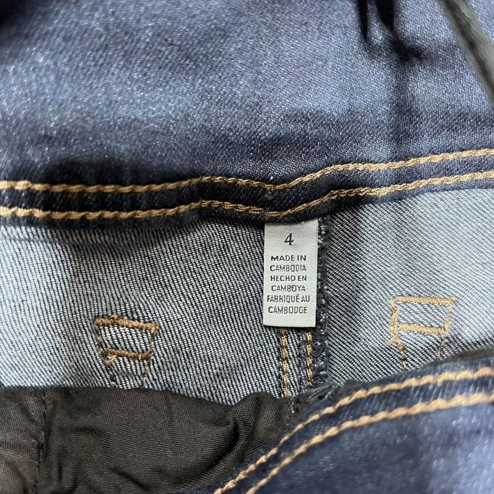 Sofia Jeans by Sofia Vergara Melisa Super High Rise Sz 4 Flare Pull On Dark Wash - Picture 16 of 16